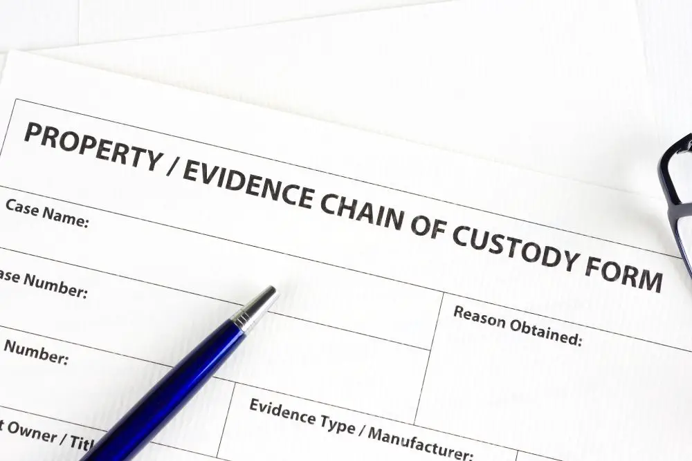How does the chain of custody work?