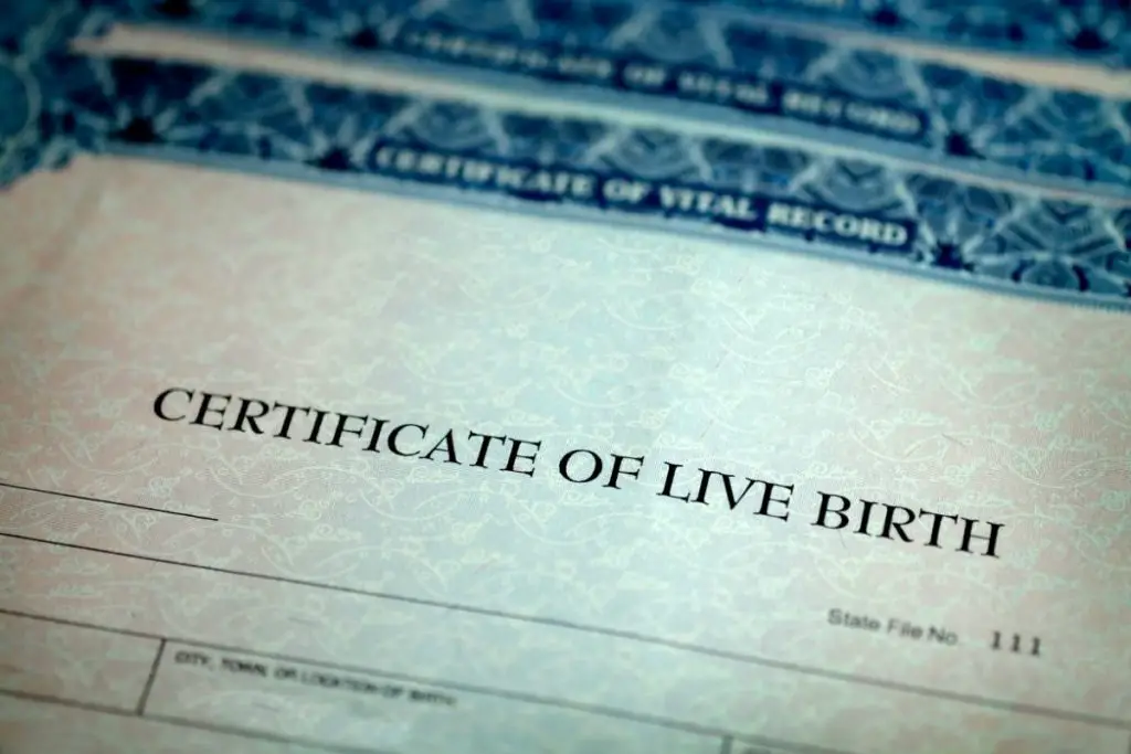 Where Is The Birth Certificate Number Located? 